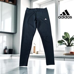 Adidas, Black Sport Leggings, Comfort and Performance, Medium 🏃‍♀️‍➡️